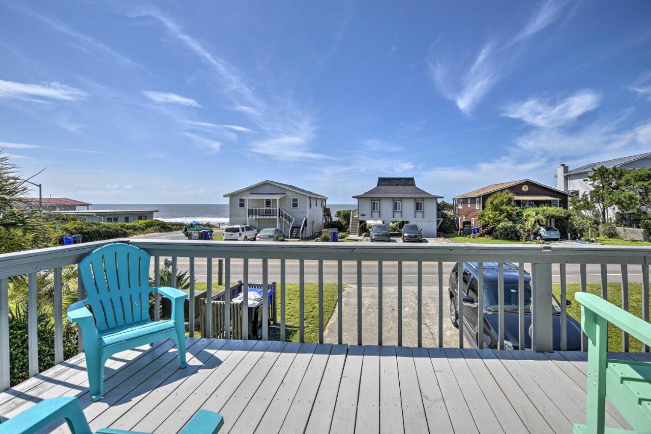 Oak Island Beach Abode With Deck Walk To Shore! エクステリア 写真