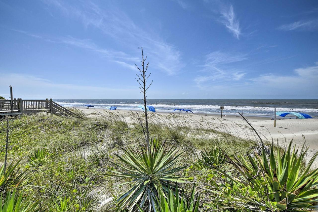 Oak Island Beach Abode With Deck Walk To Shore! エクステリア 写真